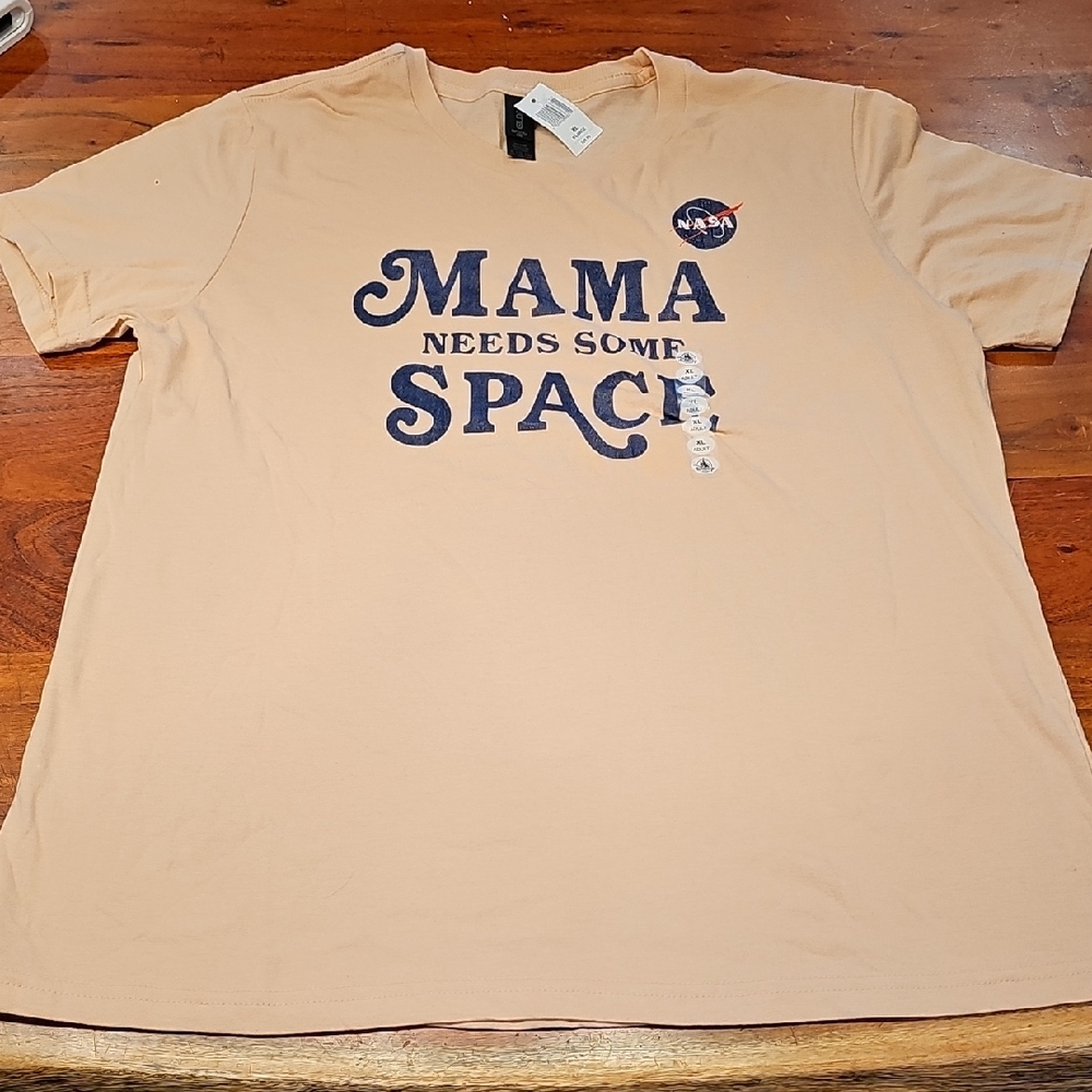 Gildan Tan 'Mama Needs Some Space' Tee